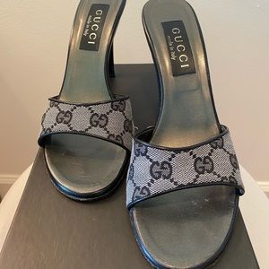 Gucci Logo Slides sz 7.5